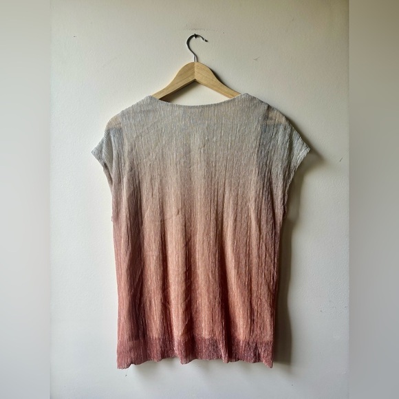 APRICOT | Ombré Plisse top | size 6 - Picture 7 of 7